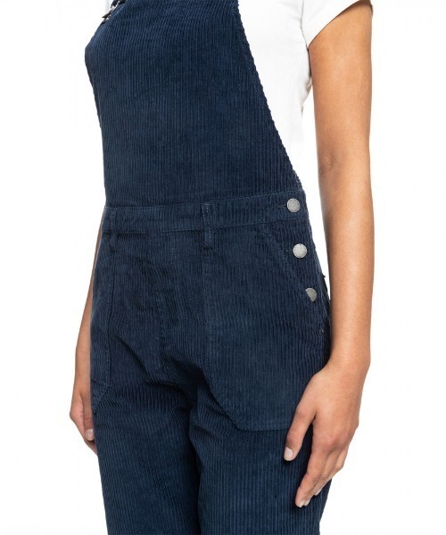 ROXY（ロキシー）の「BACKYARD ESCAPE/ロキシーコーデュロイサロペット（つなぎ/オールインワン・レディース・ネイビー・SMALL/MEDIUM/LARGE）」の7枚目の写真