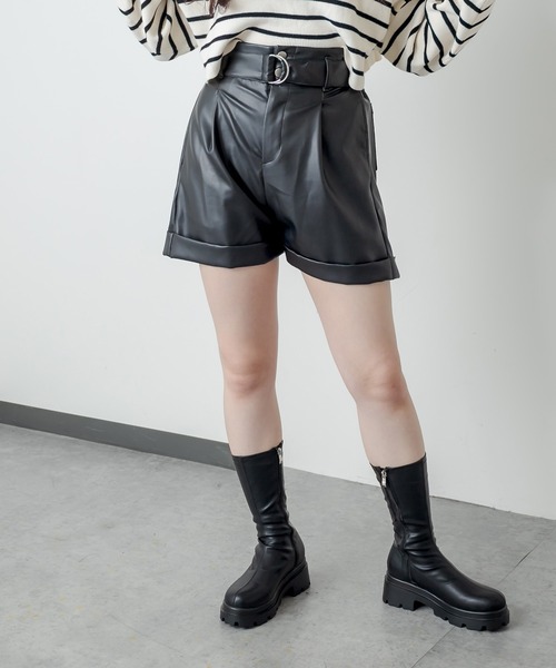 RASVOA(ラスボア)の「厚底ストレッチミドルブーツ(ブーツ・レディース・ブラック/オフホワイト・M/L)」の6枚目の写真