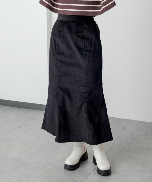 RASVOA(ラスボア)の「厚底ストレッチミドルブーツ(ブーツ・レディース・ブラック/オフホワイト・M/L)」の21枚目の写真