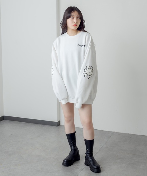 RASVOA(ラスボア)の「厚底ストレッチミドルブーツ(ブーツ・レディース・ブラック/オフホワイト・M/L)」の8枚目の写真