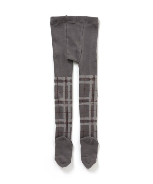 BREEZE(ブリーズ)の「/チェック柄タイツ(タイツ/ストッキング・キッズ・ブラウン/グレー/マスタード・80/140/100/120)」の5枚目の写真