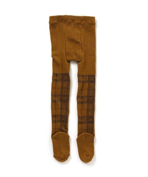 BREEZE(ブリーズ)の「/チェック柄タイツ(タイツ/ストッキング・キッズ・ブラウン/グレー/マスタード・80/140/100/120)」の6枚目の写真