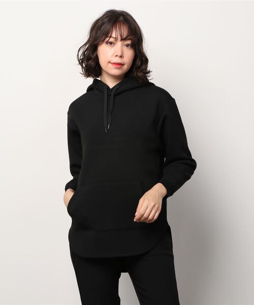 IGNIO（イグニオ）の「イグニオ IGNIO テックスウェットプルパーカー IG-9A26021TJ（その他アウター・レディース・ブラック/サンドベージュ・L/S/M/LL/XL）」の2枚目の写真