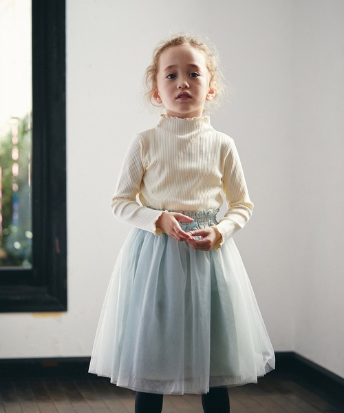 D.fesense（ディーフェセンス）の「【D.fesense/ディーフェセンス】２WAYチュチュ（スカート・キッズ・アイボリー/ミント/ピンクベージュ・M/L/S）」の19枚目の写真