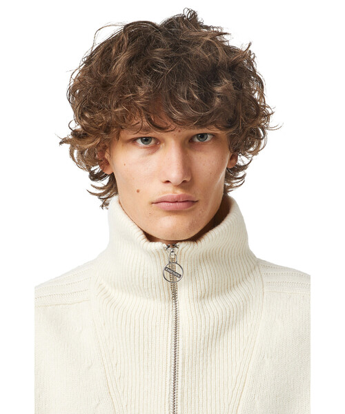 DIESEL（ディーゼル）の「メンズ ニット タートル ハーフジップ（ニット/セーター・メンズ・ホワイト/キャメル・SMALL/MEDIUM/X-SMALL/XX-LARGE/X-LARGE/LARGE）」の16枚目の写真