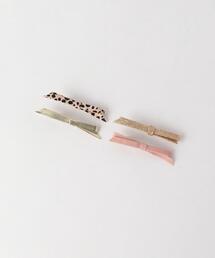 green label relaxing（グリーンレーベルリラクシング）の「＜Rockahula Kids（ロッカフラ キッズ）＞ LEO BOW 4SET　ヘアピン（ヘアピン・キッズ）」