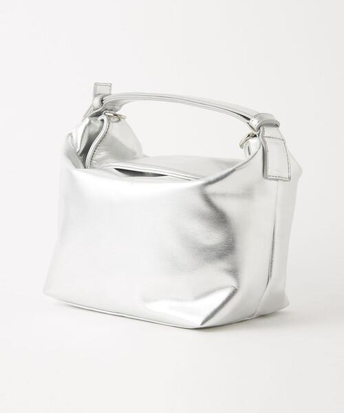 green label relaxing（グリーンレーベルリラクシング）の「EVERY DAY BOX 3WAY バッグ（ショルダーバッグ・レディース・ブラック/オフホワイト/シルバー・FREE）」の6枚目の写真