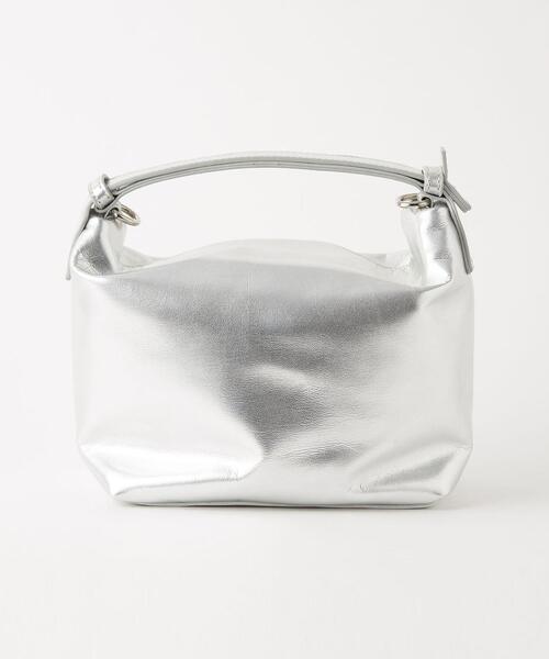 green label relaxing（グリーンレーベルリラクシング）の「EVERY DAY BOX 3WAY バッグ（ショルダーバッグ・レディース・ブラック/オフホワイト/シルバー・FREE）」の8枚目の写真