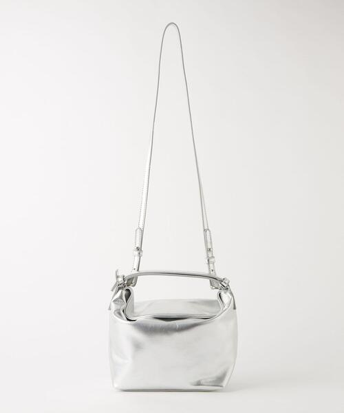 green label relaxing（グリーンレーベルリラクシング）の「EVERY DAY BOX 3WAY バッグ（ショルダーバッグ・レディース・ブラック/オフホワイト/シルバー・FREE）」の18枚目の写真