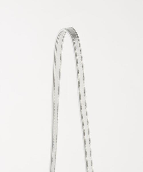 green label relaxing（グリーンレーベルリラクシング）の「EVERY DAY BOX 3WAY バッグ（ショルダーバッグ・レディース・ブラック/オフホワイト/シルバー・FREE）」の5枚目の写真