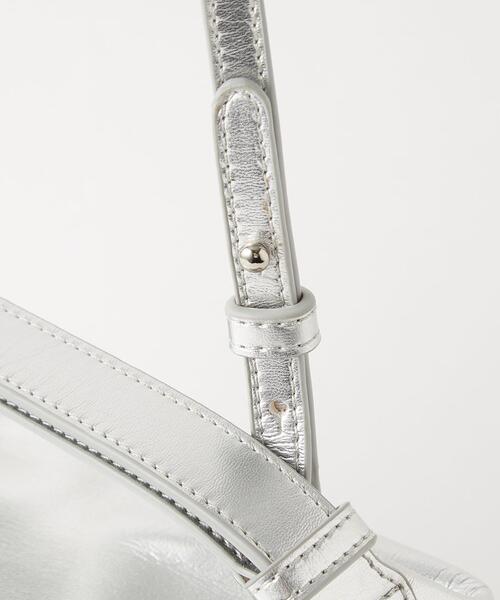 green label relaxing（グリーンレーベルリラクシング）の「EVERY DAY BOX 3WAY バッグ（ショルダーバッグ・レディース・ブラック/オフホワイト/シルバー・FREE）」の12枚目の写真