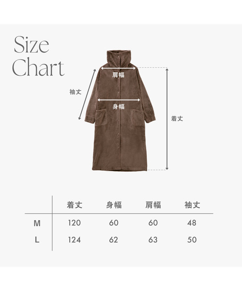 blooming FLORA（ブルーミングフローラ）の「【なまけmoco】着る毛布 静電気防止加工 ルームウェア / M L（ルームウェア/パジャマ・レディース・グレー/モカ/ピンク/ブラウン/ライトグレー/ブルー・LARGE/MEDIUM）」の20枚目の写真