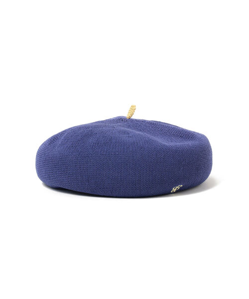 BEAMS BOY（ビームスボーイ）の「BEAMS BOY / BB 刺繍 配色 ベレー（ハンチング/ベレー帽・レディース・ブラック/グレー/オフホワイト/ブルー・ONE SIZE）」の7枚目の写真