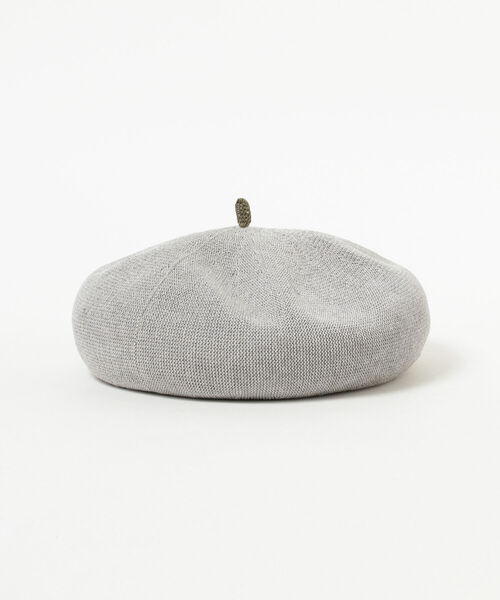 BEAMS BOY（ビームスボーイ）の「BEAMS BOY / BB 刺繍 配色 ベレー（ハンチング/ベレー帽・レディース・ブラック/グレー/オフホワイト/ブルー・ONE SIZE）」の10枚目の写真