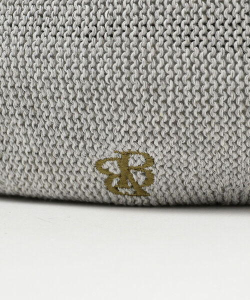 BEAMS BOY（ビームスボーイ）の「BEAMS BOY / BB 刺繍 配色 ベレー（ハンチング/ベレー帽・レディース・ブラック/グレー/オフホワイト/ブルー・ONE SIZE）」の11枚目の写真