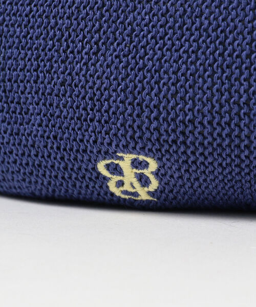 BEAMS BOY（ビームスボーイ）の「BEAMS BOY / BB 刺繍 配色 ベレー（ハンチング/ベレー帽・レディース・ブラック/グレー/オフホワイト/ブルー・ONE SIZE）」の16枚目の写真