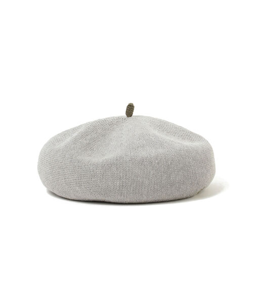 BEAMS BOY（ビームスボーイ）の「BEAMS BOY / BB 刺繍 配色 ベレー（ハンチング/ベレー帽・レディース・ブラック/グレー/オフホワイト/ブルー・ONE SIZE）」の18枚目の写真