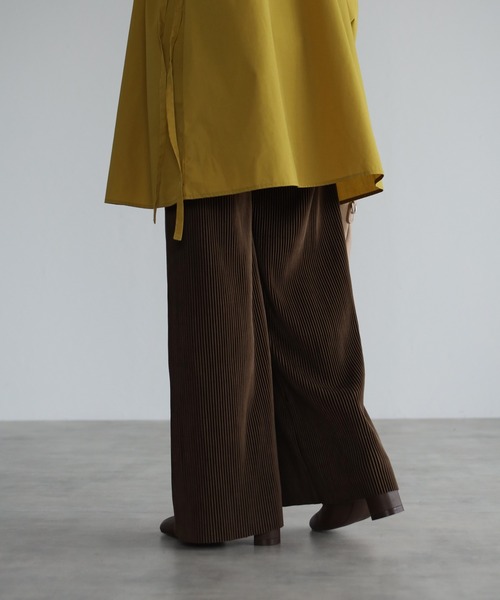 4youstory（フォーユーストーリー）の「ベロアプリーツパンツ（その他パンツ・レディース・ブラック/ベージュ/ブラウン・FREE）」の13枚目の写真