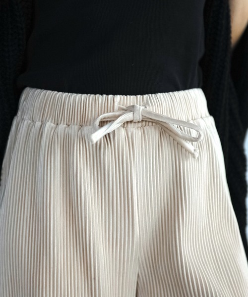4youstory（フォーユーストーリー）の「ベロアプリーツパンツ（その他パンツ・レディース・ブラック/ベージュ/ブラウン・FREE）」の22枚目の写真