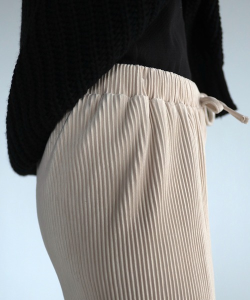 4youstory（フォーユーストーリー）の「ベロアプリーツパンツ（その他パンツ・レディース・ブラック/ベージュ/ブラウン・FREE）」の21枚目の写真