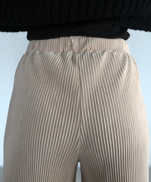4youstory（フォーユーストーリー）の「ベロアプリーツパンツ（その他パンツ・レディース・ブラック/ベージュ/ブラウン・FREE）」の20枚目の写真
