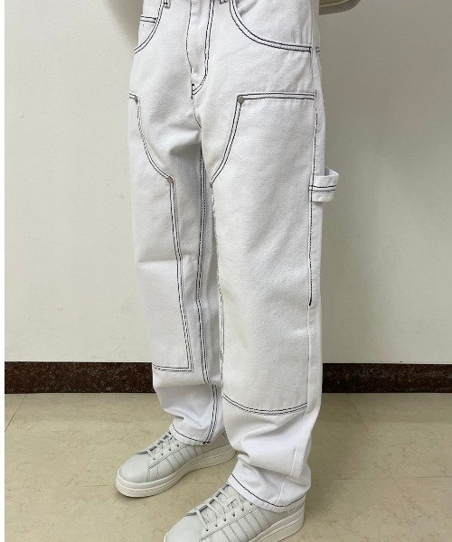 DANKE SCHON（ダンケシェーン）の「DankeSchon/ダンケシェーン/ダックペインターパンツ（その他パンツ・メンズ・ホワイト/ブラック/カーキ・MEDIUM/LARGE）」の2枚目の写真