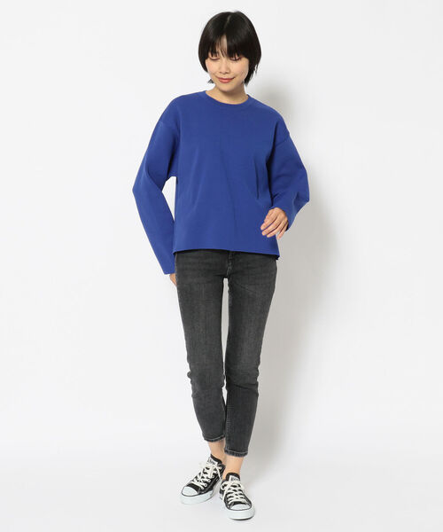 DROIT BELLO（ドロイトベロ）の「DROIT BELLO（ドロイトベロ）クルーネックニット（ニット/セーター・レディース・ブルー/ローズ/ブラック/ベージュ/グレー/グリーン/ライム・FREE）」の22枚目の写真