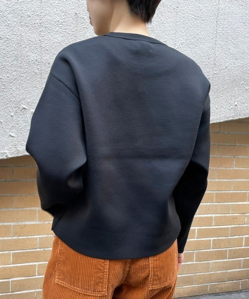 DROIT BELLO（ドロイトベロ）の「DROIT BELLO（ドロイトベロ）クルーネックニット（ニット/セーター・レディース・ブルー/ローズ/ブラック/ベージュ/グレー/グリーン/ライム・FREE）」の16枚目の写真