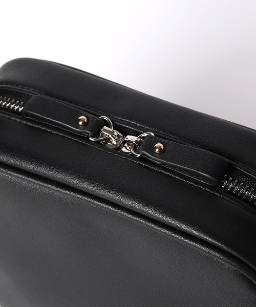 PAGEBOY（ページボーイ）の「ステッチスクエアショルダー（ショルダーバッグ・レディース・ブラック/グリーン・ONE SIZE）」の13枚目の写真