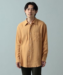 IG / ハーフリネンパナマ レギュラーカラーシャツ