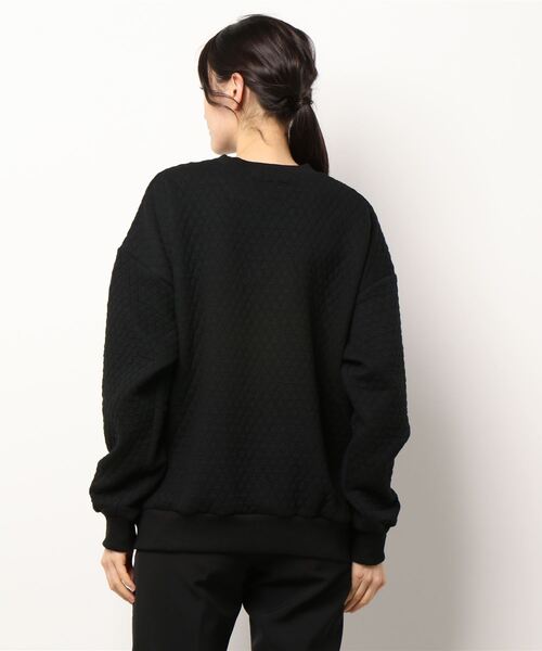 JUMELLE（ジュメロ）の「キルティングスウェット（スウェット・レディース・ブラック/ベージュ・FREE）」の3枚目の写真