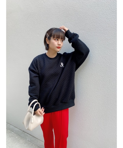 JUMELLE（ジュメロ）の「キルティングスウェット（スウェット・レディース・ブラック/ベージュ・FREE）」の17枚目の写真