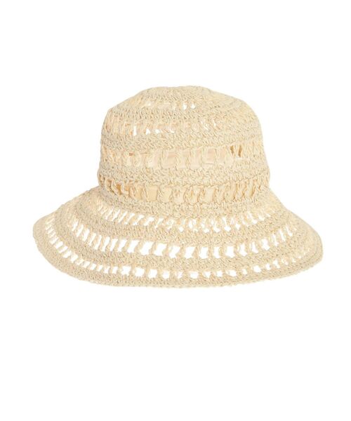 Ungrid（アングリッド）の「透かし編みHAT（ハット・レディース・ベージュ・FREE）」の7枚目の写真