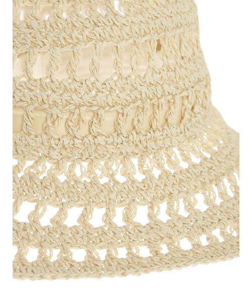 Ungrid（アングリッド）の「透かし編みHAT（ハット・レディース・ベージュ・FREE）」の3枚目の写真