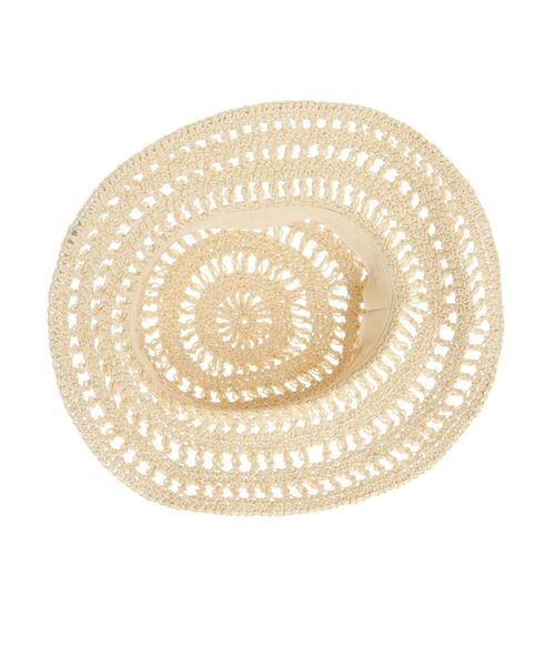 Ungrid（アングリッド）の「透かし編みHAT（ハット・レディース・ベージュ・FREE）」の8枚目の写真