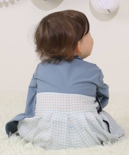 BABYDOLL(ベビードール)の「通販限定 袴ロンパース 6439B(ロンパース・キッズ・ブルー/グリーン・M(80-90cm)/S(70-80cm))」の19枚目の写真