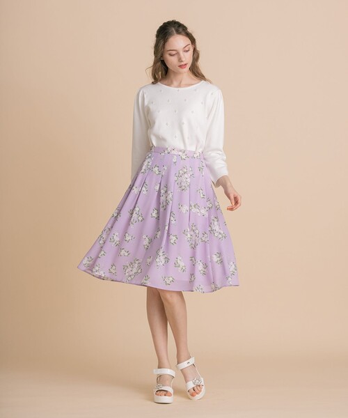 TOCCA(トッカ)の「【洗える!】VALO PULLOVER プルオーバー(ニット/セーター・レディース・ブラック系/アイボリー系・MEDIUM/X-SMALL)」の4枚目の写真