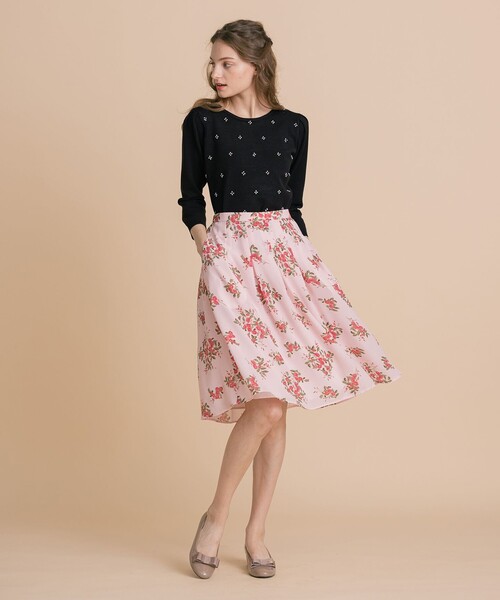 TOCCA(トッカ)の「【洗える!】VALO PULLOVER プルオーバー(ニット/セーター・レディース・ブラック系/アイボリー系・MEDIUM/X-SMALL)」の8枚目の写真