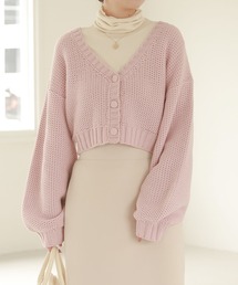 Heather | ショート丈ニットカーディガン  267081(カーディガン/ボレロ)