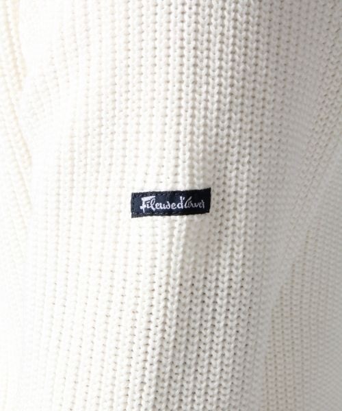 Fileuse d'Arvor（フィルーズダルボー）の「【Fileuse dArvor】アゼニットクルー（ニット/セーター・メンズ・グレー/ホワイト/ネイビー・SMALL/MEDIUM）」の13枚目の写真