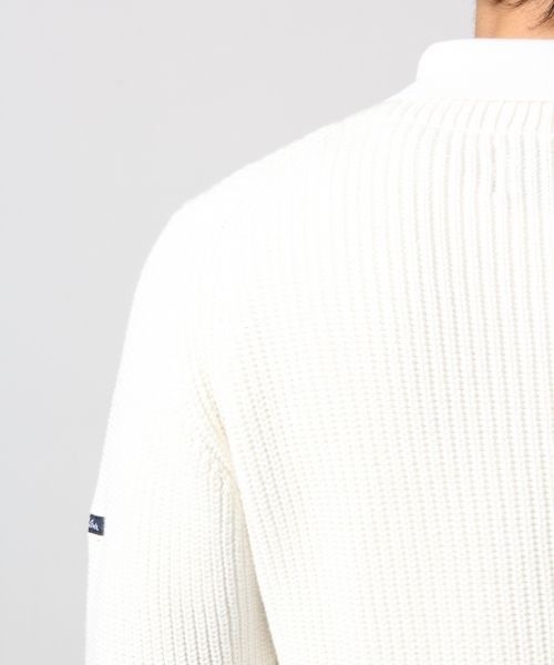 Fileuse d'Arvor（フィルーズダルボー）の「【Fileuse dArvor】アゼニットクルー（ニット/セーター・メンズ・グレー/ホワイト/ネイビー・SMALL/MEDIUM）」の9枚目の写真