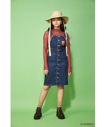 moussy Disneyディズニー　マウジー　紺　オーバーオール 2025年最新】ディズニーシリーズクリエイテッドバイマウジー