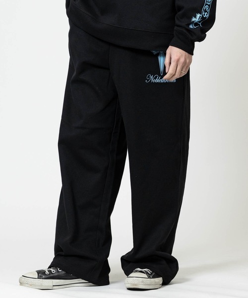 JOHN'S CLOSET（ジョンズクローゼット）の「【13】クロスデザインプリント スウェットパンツ（スウェットパンツ・メンズ・ベージュ/ライトグリーン/ライトピンク/ライトパープル・MEDIUM/LARGE）」の14枚目の写真