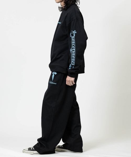 JOHN'S CLOSET（ジョンズクローゼット）の「【13】クロスデザインプリント スウェットパンツ（スウェットパンツ・メンズ・ベージュ/ライトグリーン/ライトピンク/ライトパープル・MEDIUM/LARGE）」の19枚目の写真