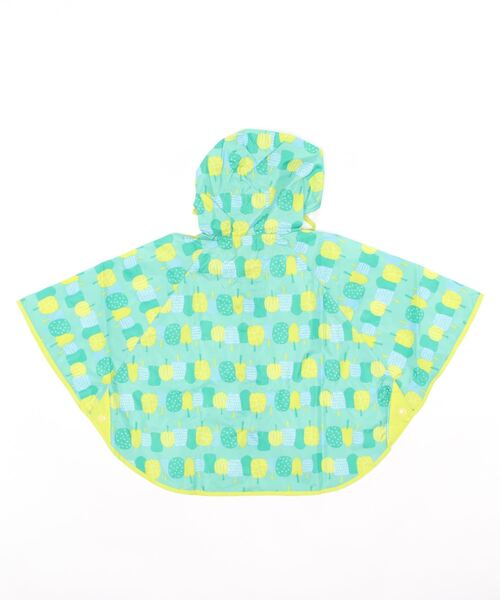 RAGMART（ラグマート）の「レインポンチョ（レインコート/ポンチョ・キッズ・グリーン/ブルー/ピンク・S/M）」の4枚目の写真