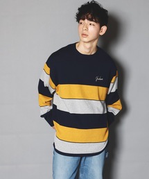 SKOOKUM | SKOOKUM×JEマルチボーダークルースプリングニット(ニット/セーター)