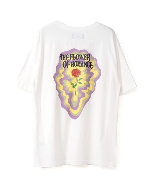 MYne（マイン）の「【MYne】Rose Flower Printed Half Sleeve T-shirt（Tシャツ/カットソー・メンズ・ホワイト/ブラック・S/M/L）」の13枚目の写真