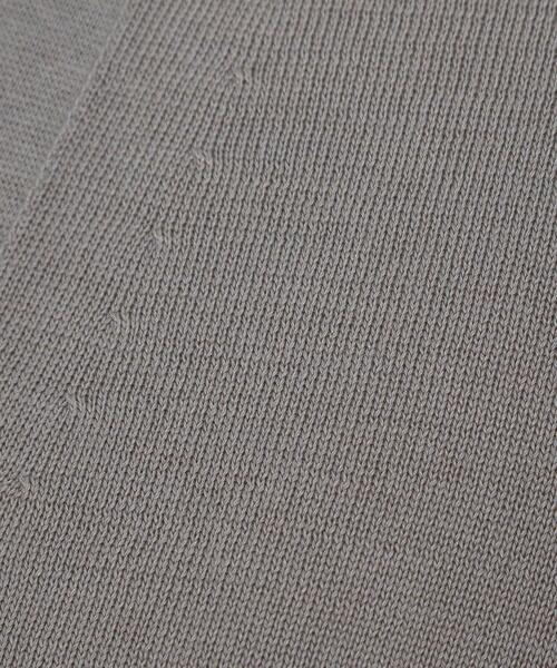 Drawer（ドゥロワー）の「＜Drawer（ドゥロワー）＞ 18GコットンシルクVネックカーディガン（カーディガン/ボレロ・レディース・ライトグレー/ホワイト・1/2）」の7枚目の写真