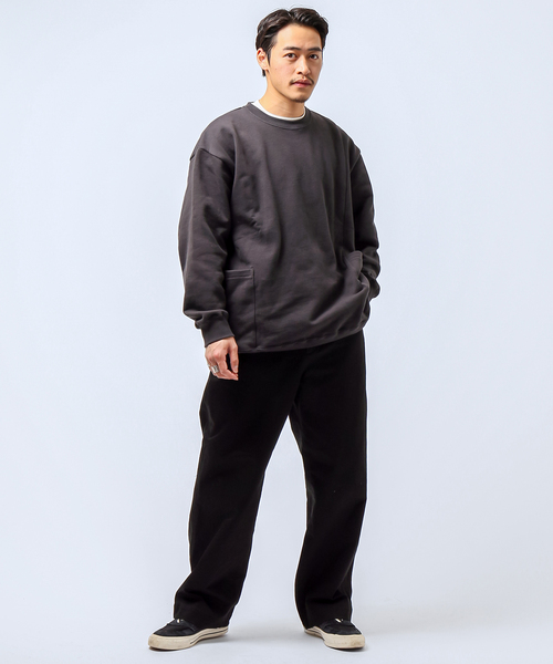 B.C STOCK(ベーセーストック)の「CARRY PKT SWEAT(Tシャツ/カットソー・メンズ・ホワイト/グリーン/スミクロ・MEDIUM/LARGE)」の7枚目の写真