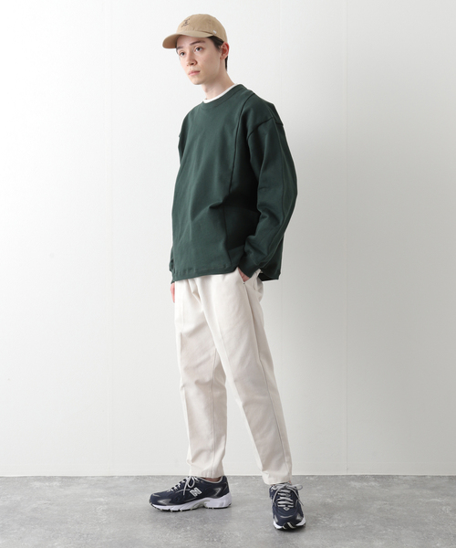 B.C STOCK(ベーセーストック)の「CARRY PKT SWEAT(Tシャツ/カットソー・メンズ・ホワイト/グリーン/スミクロ・MEDIUM/LARGE)」の10枚目の写真